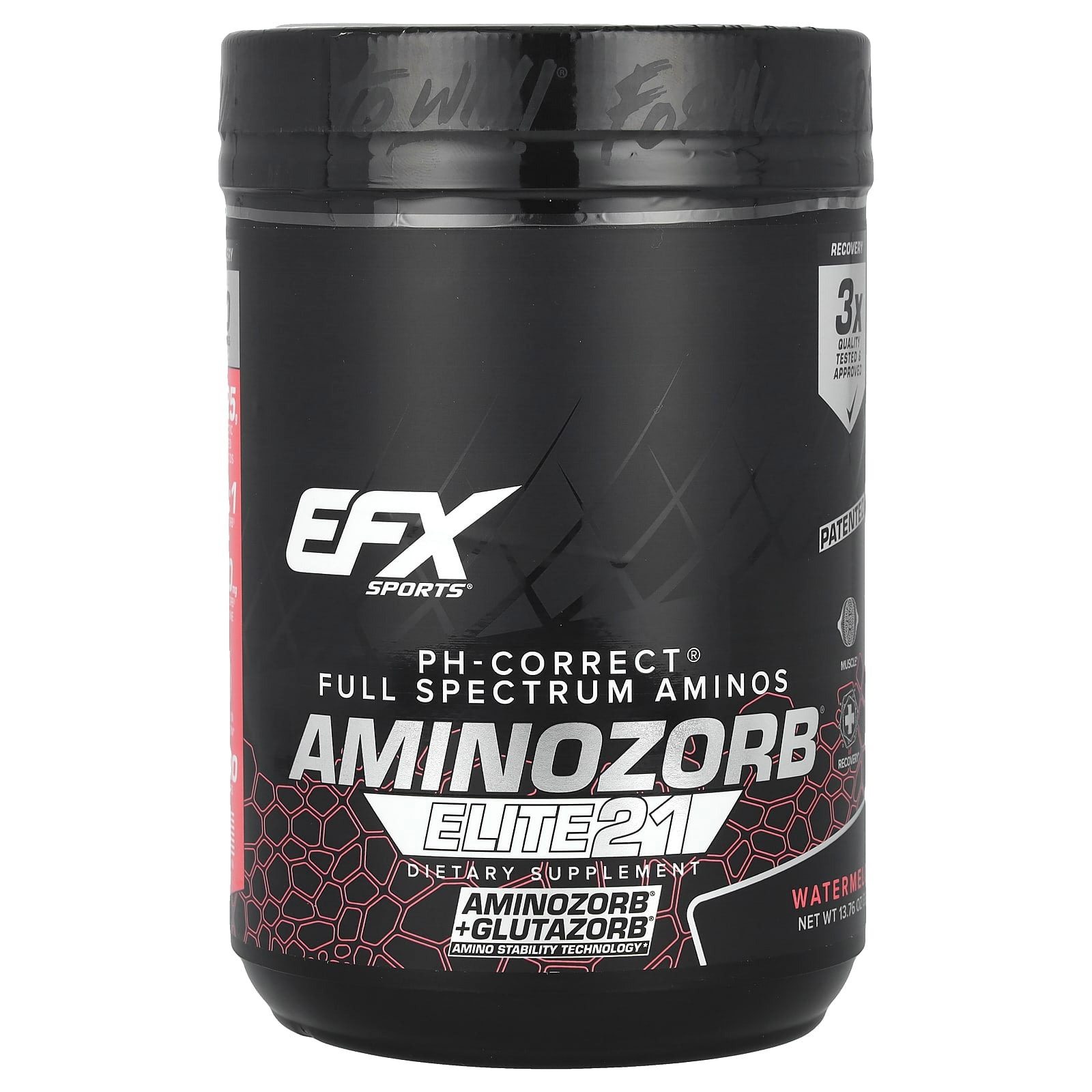 EFX Sports AminoZorb Elite 21 Watermelon Muscle Recovery Supplement - Image 1