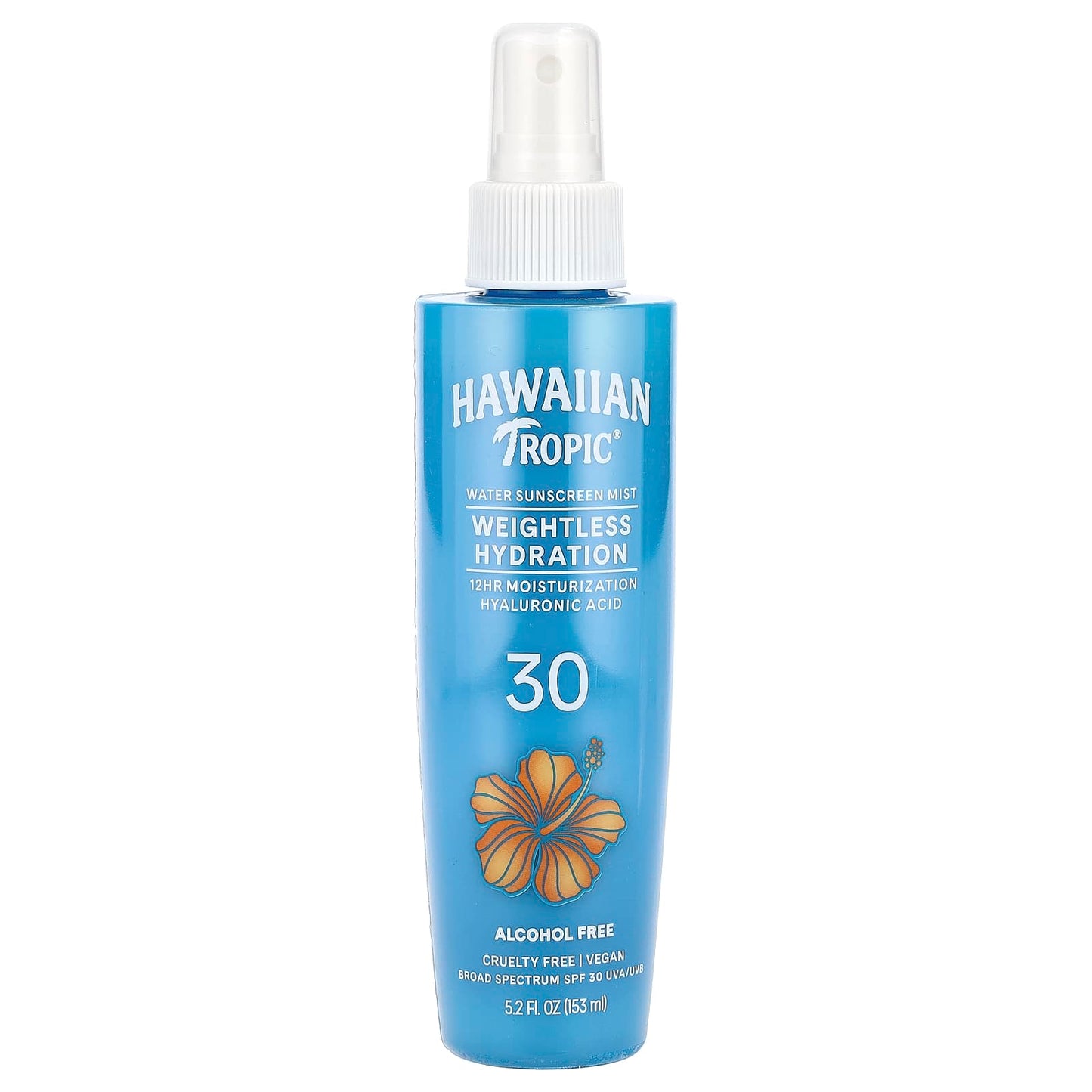 Lightweight Water Sunscreen by Hawaiian Tropic, SPF 30, 5.2 fl oz - Image 1