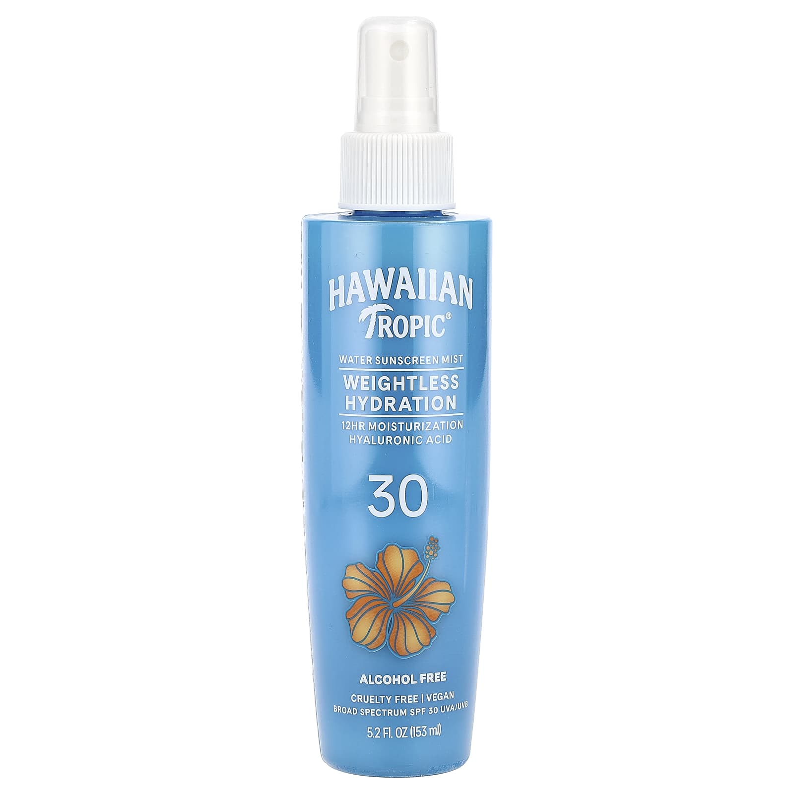 Lightweight Water Sunscreen by Hawaiian Tropic, SPF 30, 5.2 fl oz - Image 1