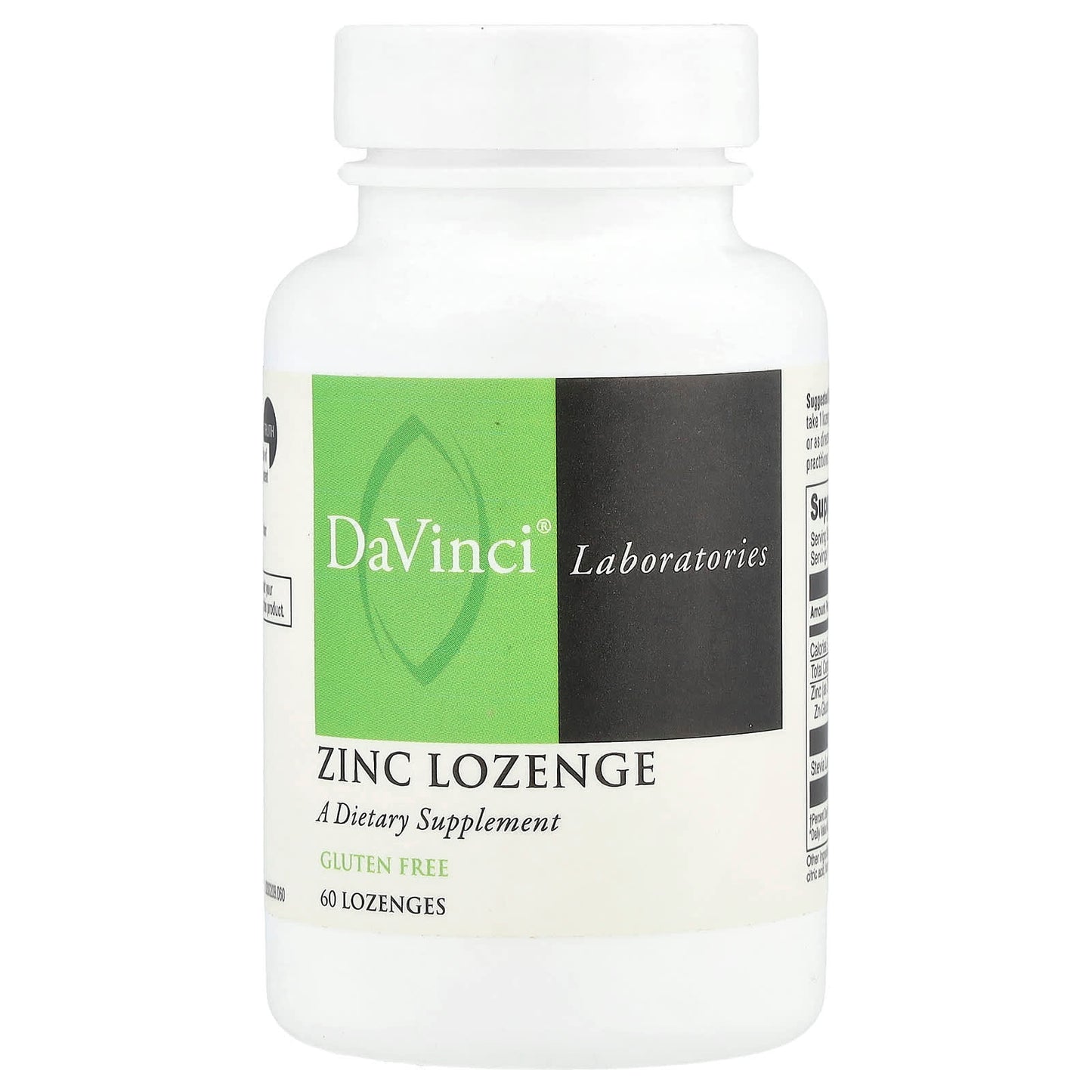 DaVinci Laboratories Zinc Lozenges for Immune Support, Gluten Free - Image 1