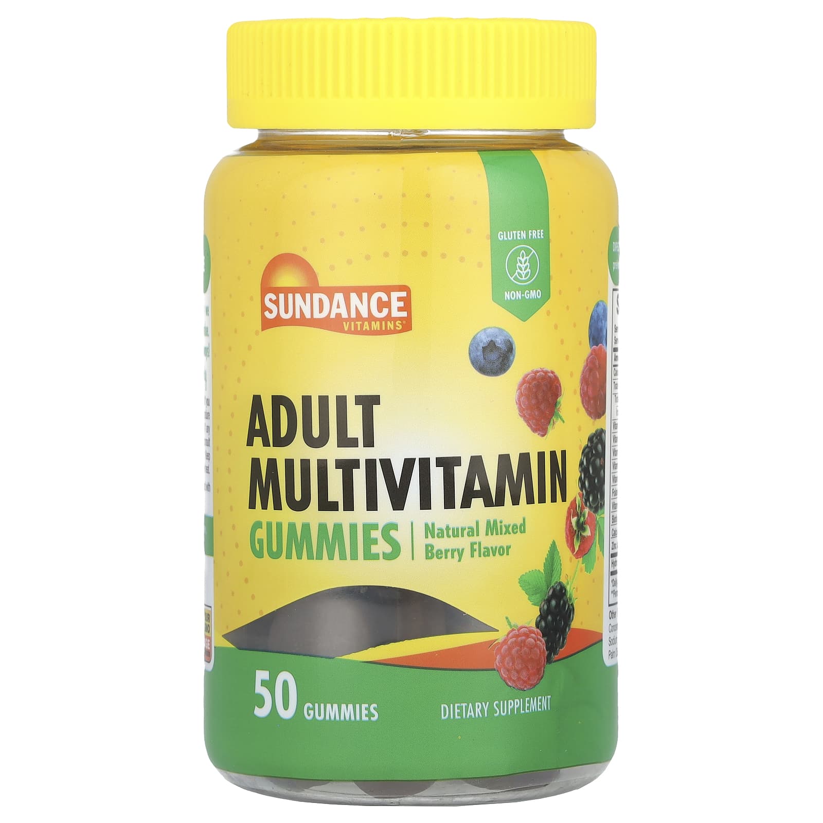 Sundance Vitamins, Adult Multivitamin Gummies, Natural Mixed Berry , 50 Gummies - Image 1