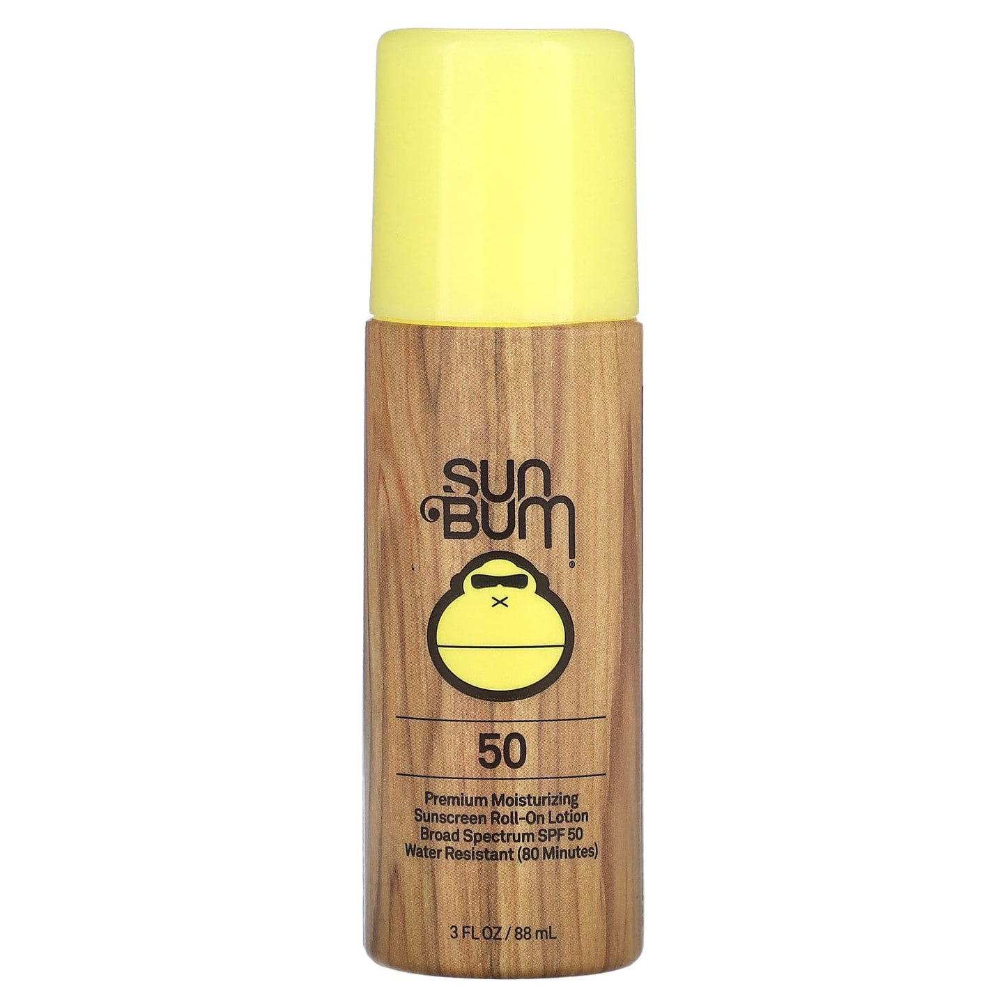 Sun Bum, Premium Moisturizing Sunscreen Roll-On Lotion, SPF 50, 3 fl oz (88 ml) - Image 1