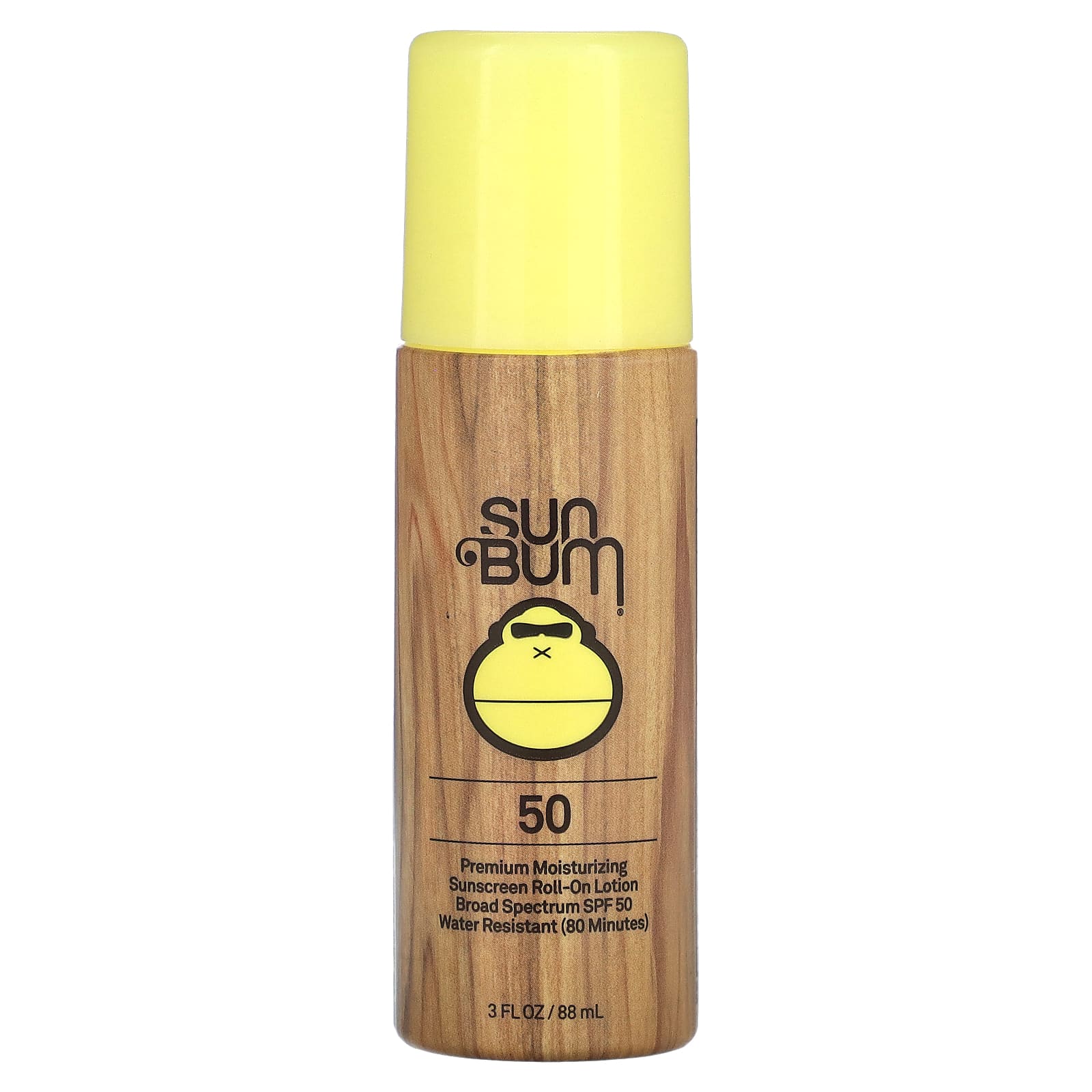 Sun Bum, Premium Moisturizing Sunscreen Roll-On Lotion, SPF 50, 3 fl oz (88 ml) - Image 1