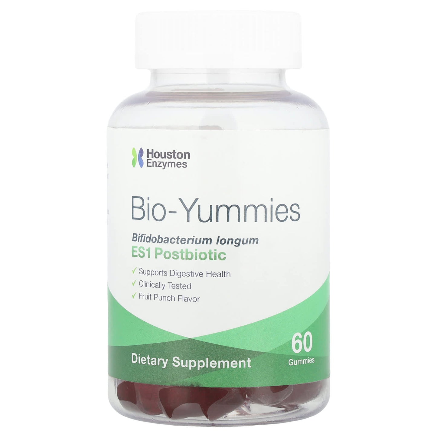 Houston Enzymes Bio-Yummies Fruit Punch 60 Gummies for Digestive Health - Image 1