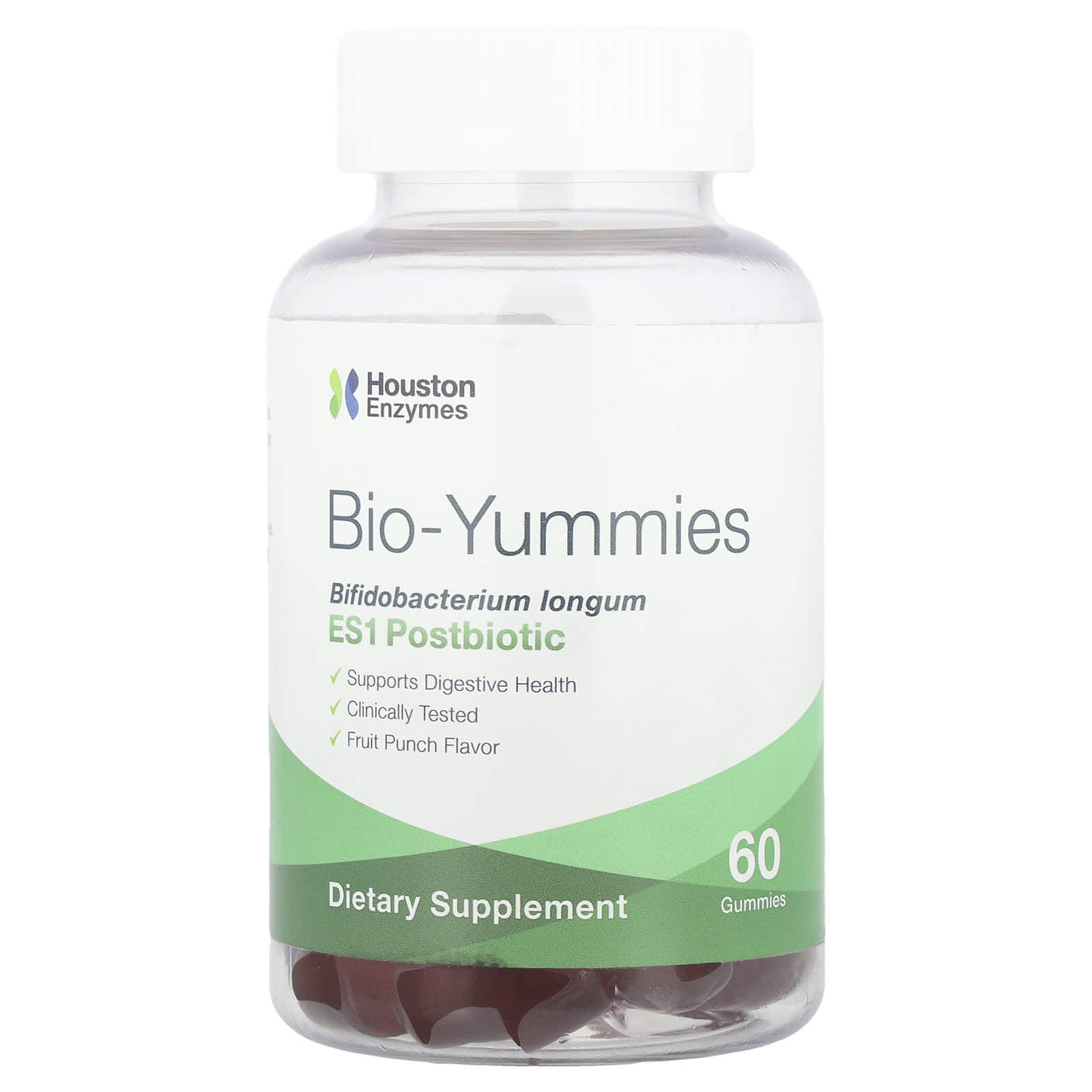 Houston Enzymes Bio-Yummies Fruit Punch 60 Gummies for Digestive Health - Image 1