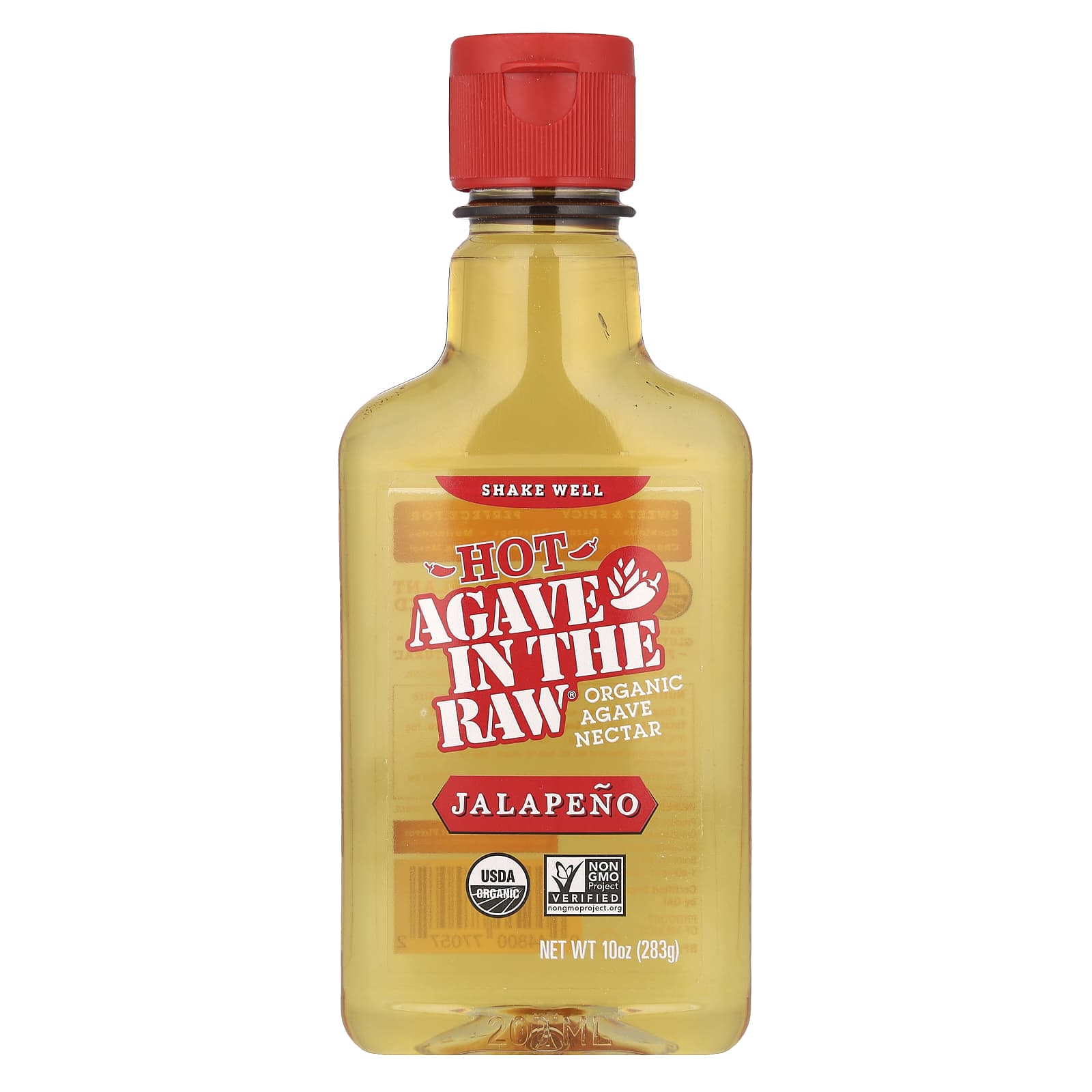 Raw Organic Jalapeno Agave Nectar by In the Raw, 100% Natural Sweetener - Image 1