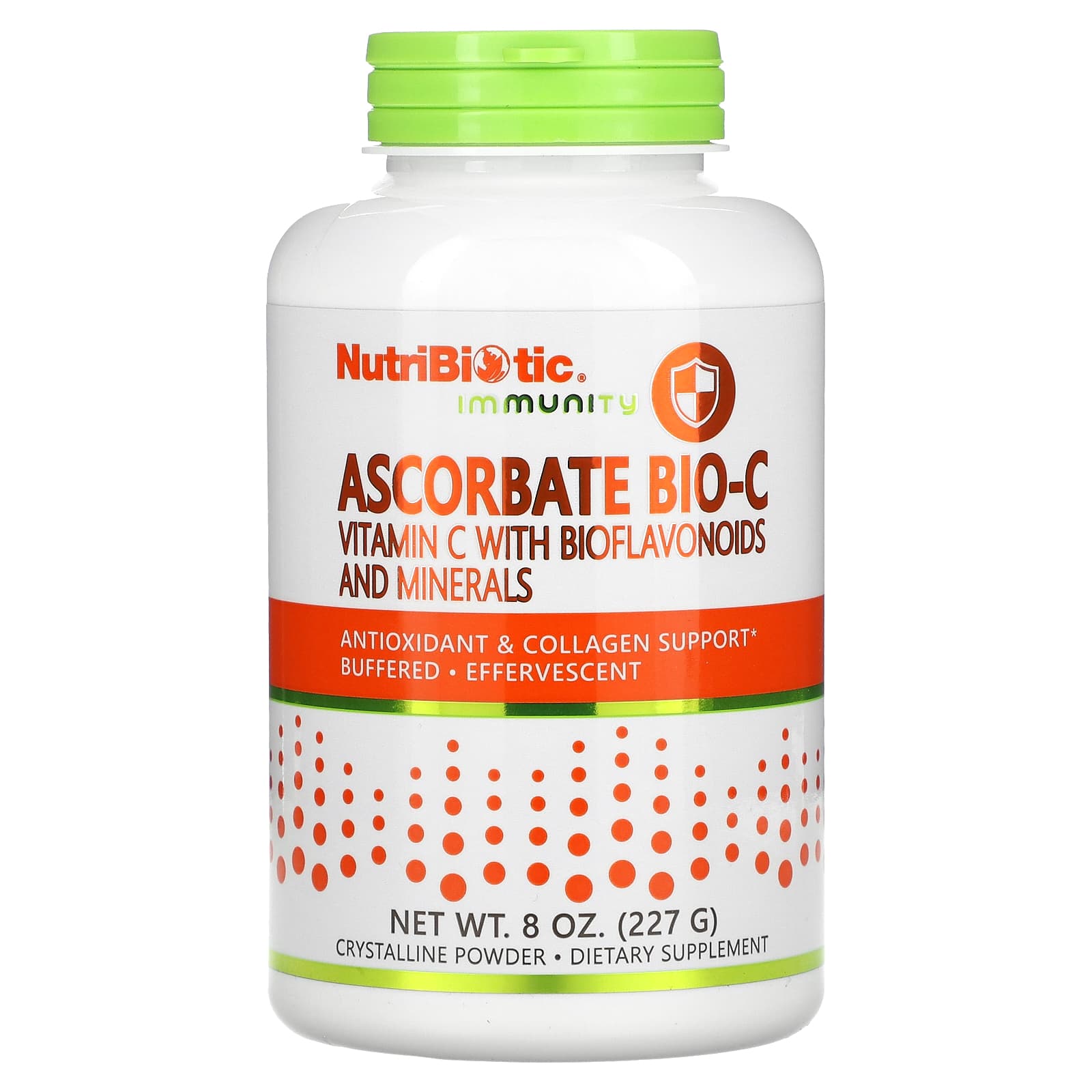 NutriBiotic, Immunity, Ascorbate Bio-C, Vitamin C with Bioflavonoids And Minerals, 8 oz (227 g) - Image 1