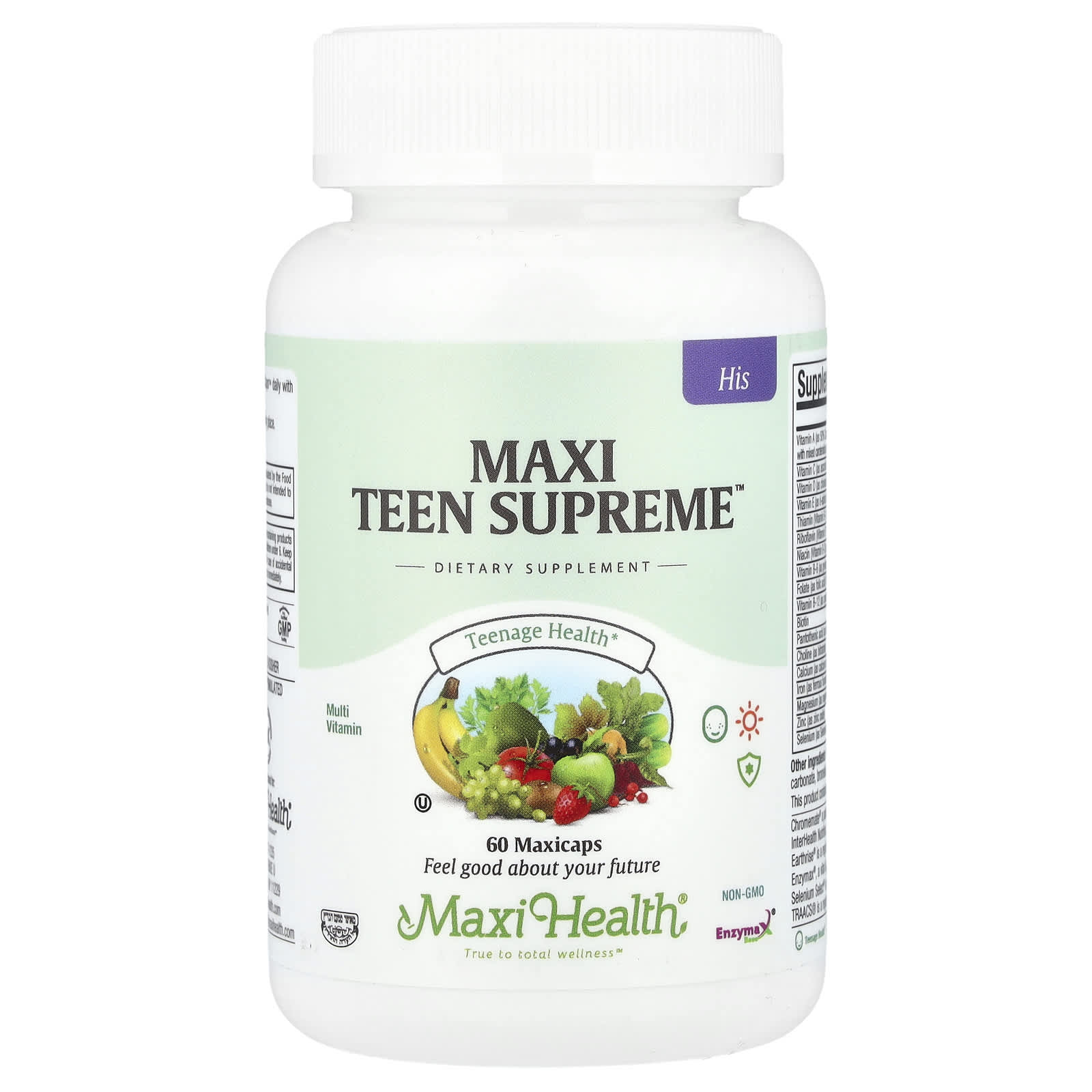 Maxi Health, Maxi Teen Supreme™, His, 60 Maxicaps - Image 1