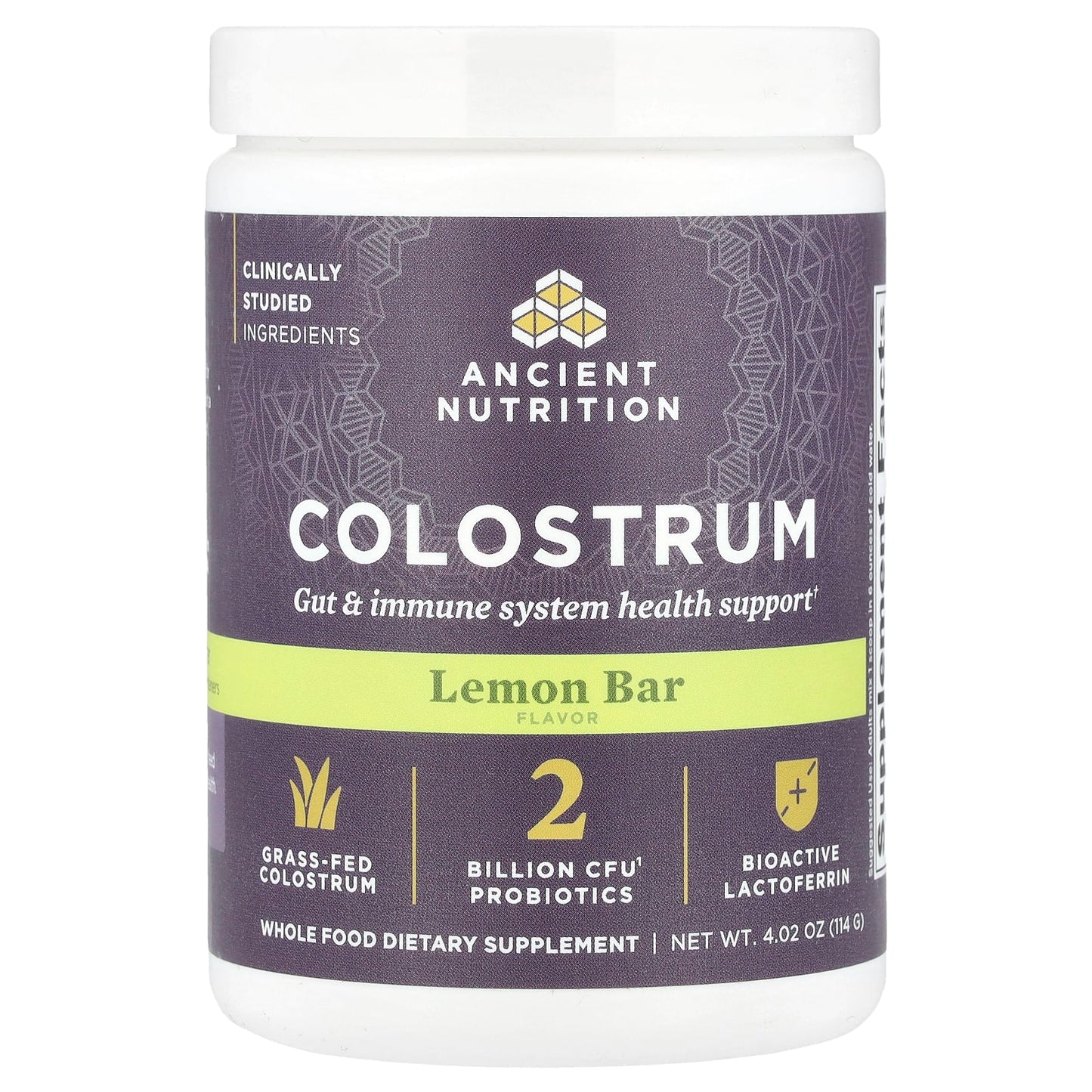 Ancient Nutrition Grass-Fed Colostrum Supplement with 2 Billion CFU Probiotics - Image 1