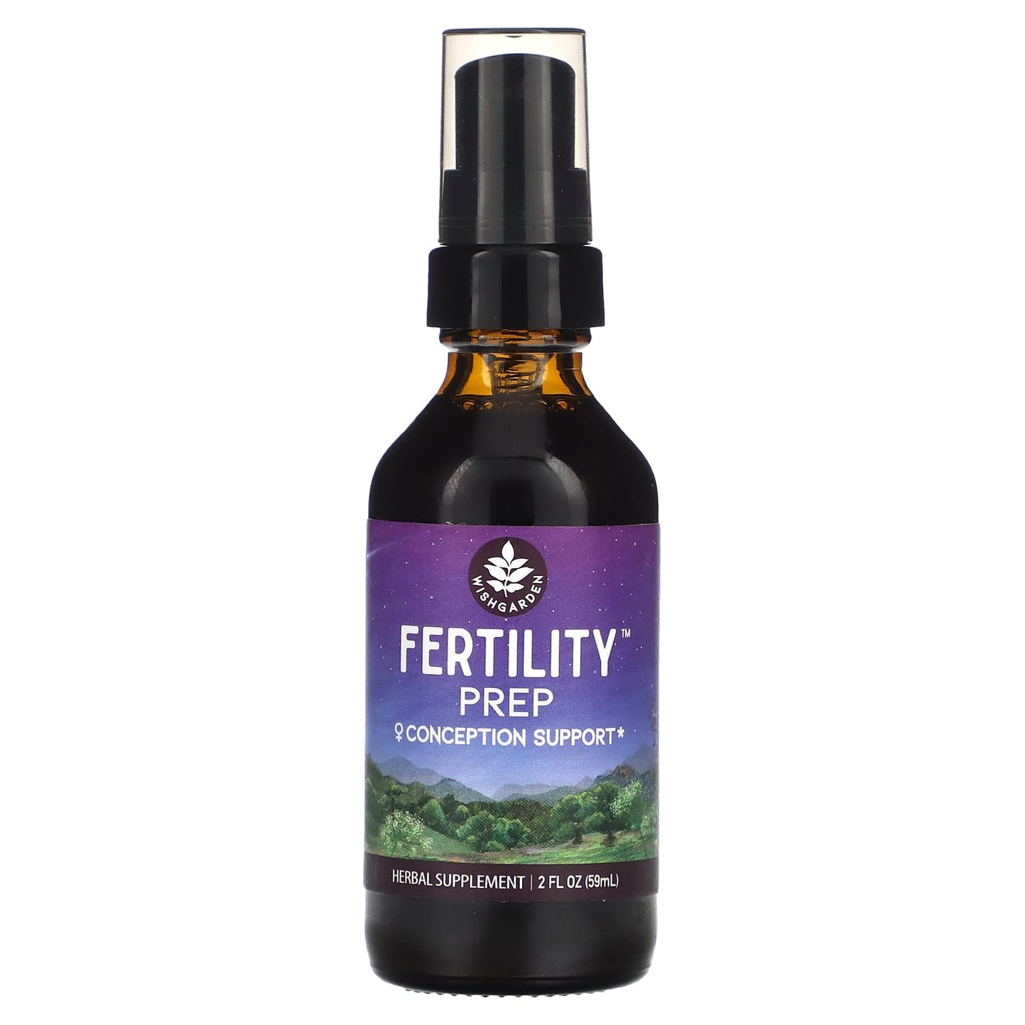 WishGarden Herbs, Fertility Prep Conception Support , 2 fl oz (59 ml) - Image 1