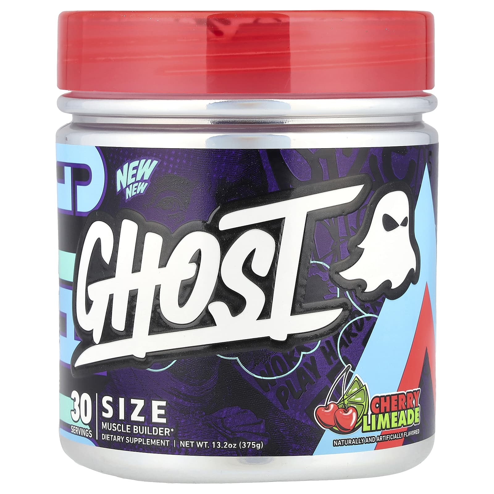 Ghost Size Muscle Builder - Clinically Dosed, Vegan Friendly - Image 1