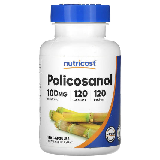 Nutricost, Policosanol, 100 mg, 120 Capsules - Image 1