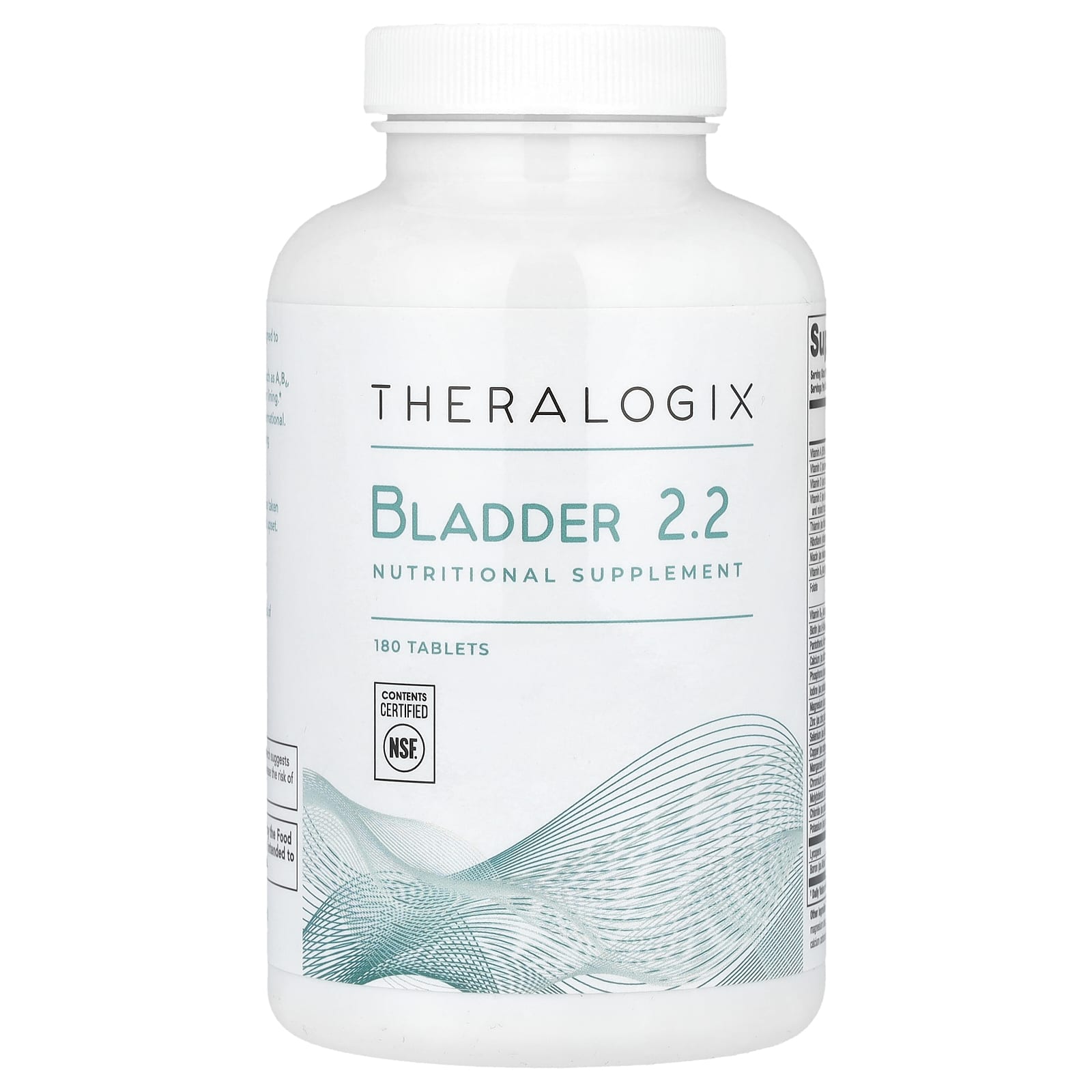 Theralogix, Bladder 2.2, 180 Tablets - Image 1