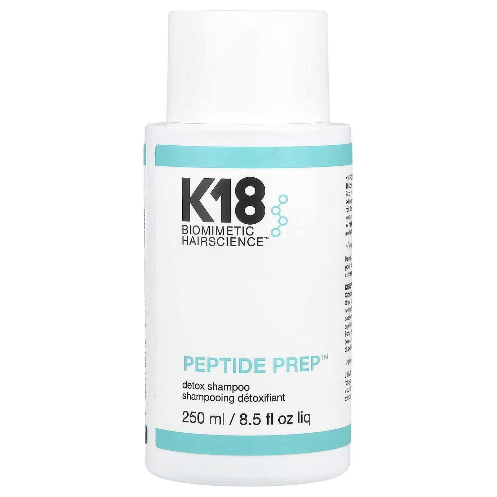 K18 Peptide Prep Detox Shampoo 8.5oz - Image 1