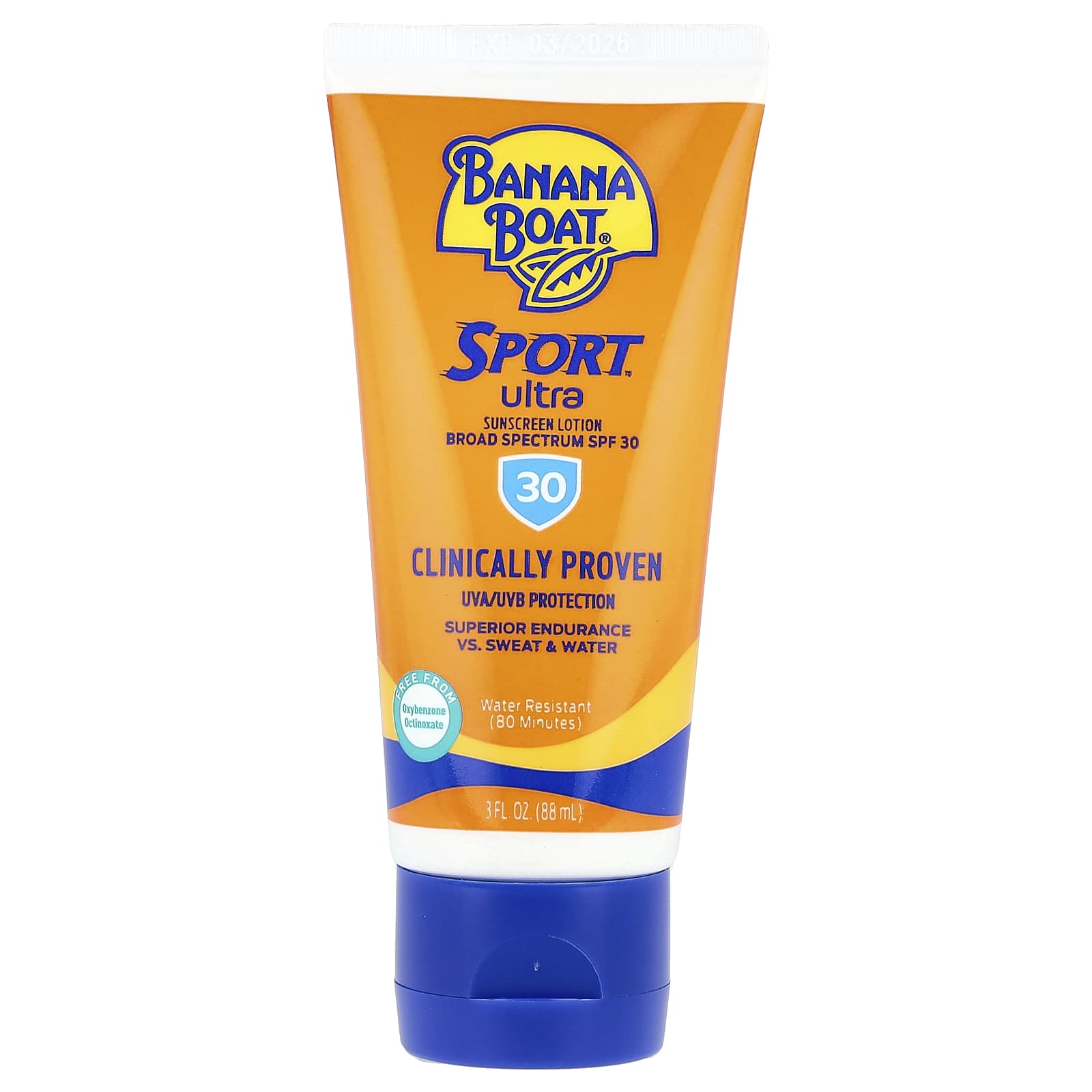 Banana Boat Sport Ultra Sunscreen Lotion, SPF 30, 88ml - Image 1