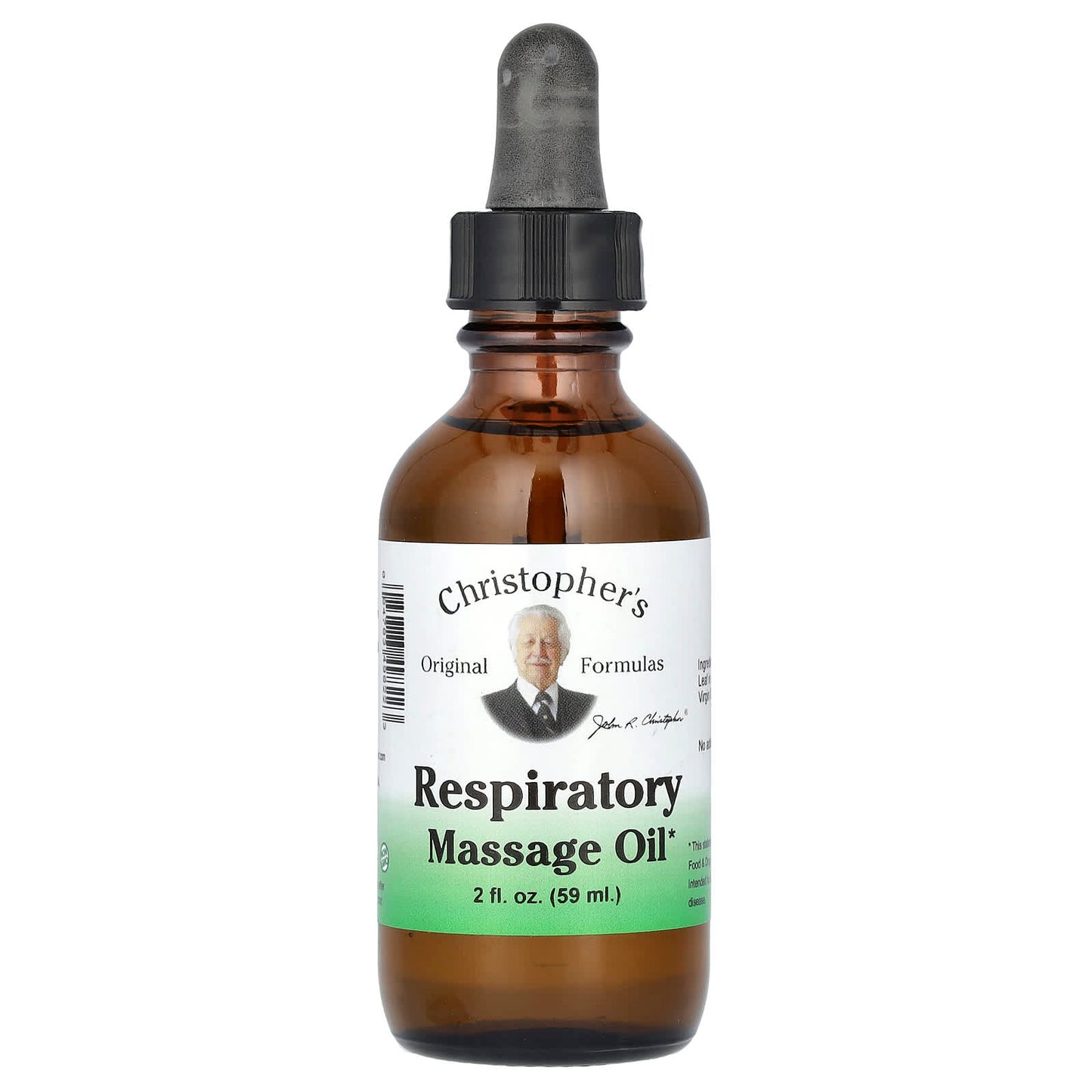 Respiratory Massage Oil for Healthy Lungs | Christopher's Original Formulas - Image 1