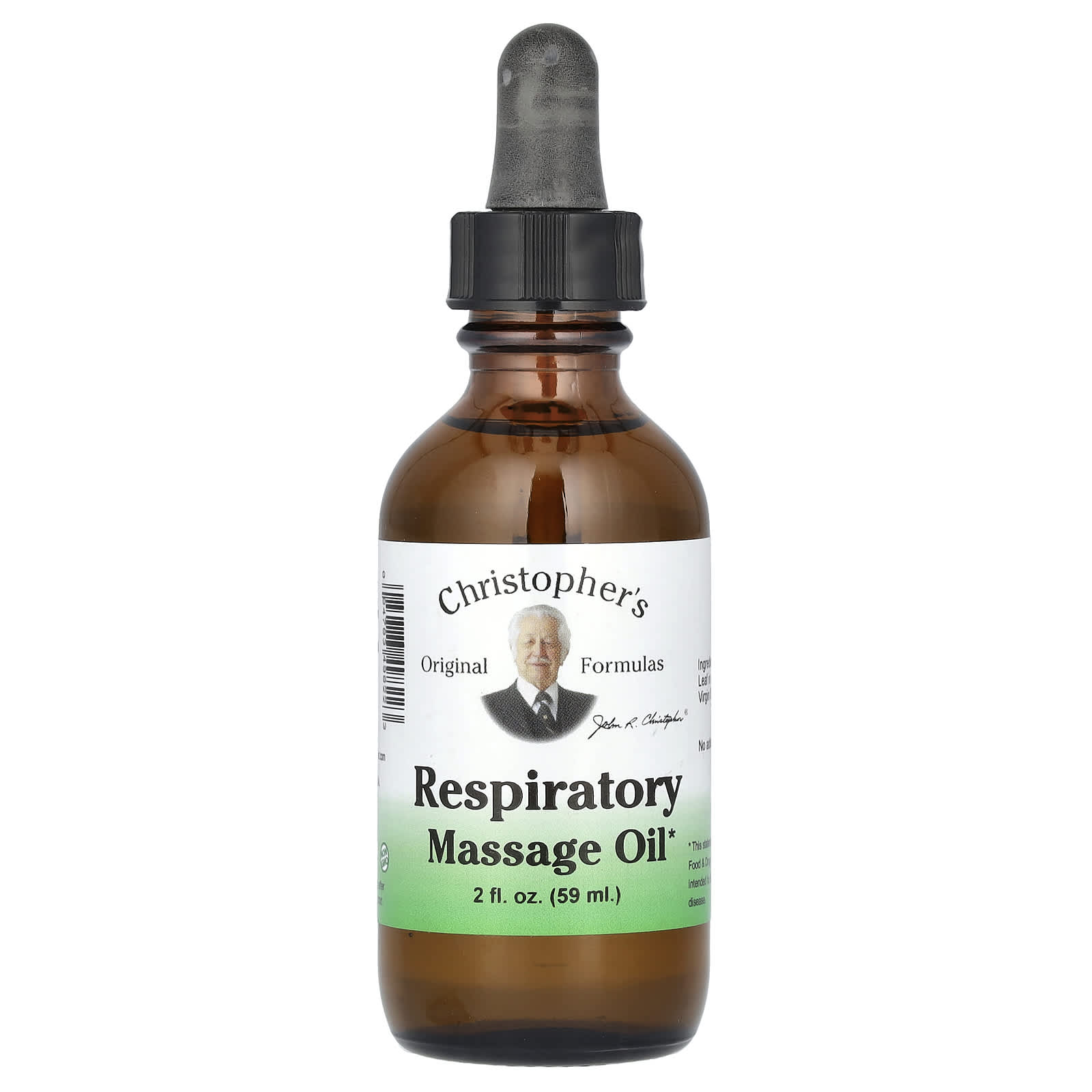 Respiratory Massage Oil for Healthy Lungs | Christopher's Original Formulas - Image 1