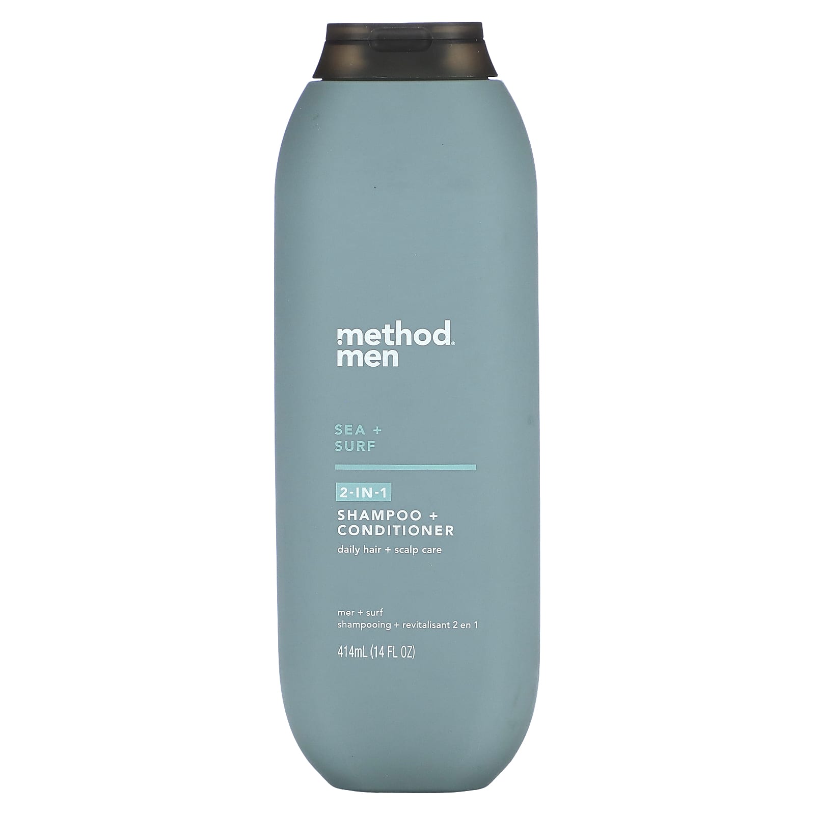 Method, Men, 2-In-1 Shampoo + Conditioner, Sea + Surf, 14 fl fl oz (414 ml) - Image 1
