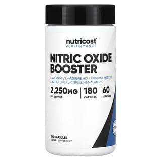 Boost Performance with Nutricost Nitric Oxide Booster - 180 Capsules