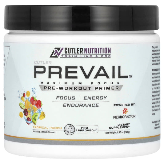 Cutler Nutrition, Prevail, Pre-Workout Primer, Tropical Punch, 8.46 oz (240 g)