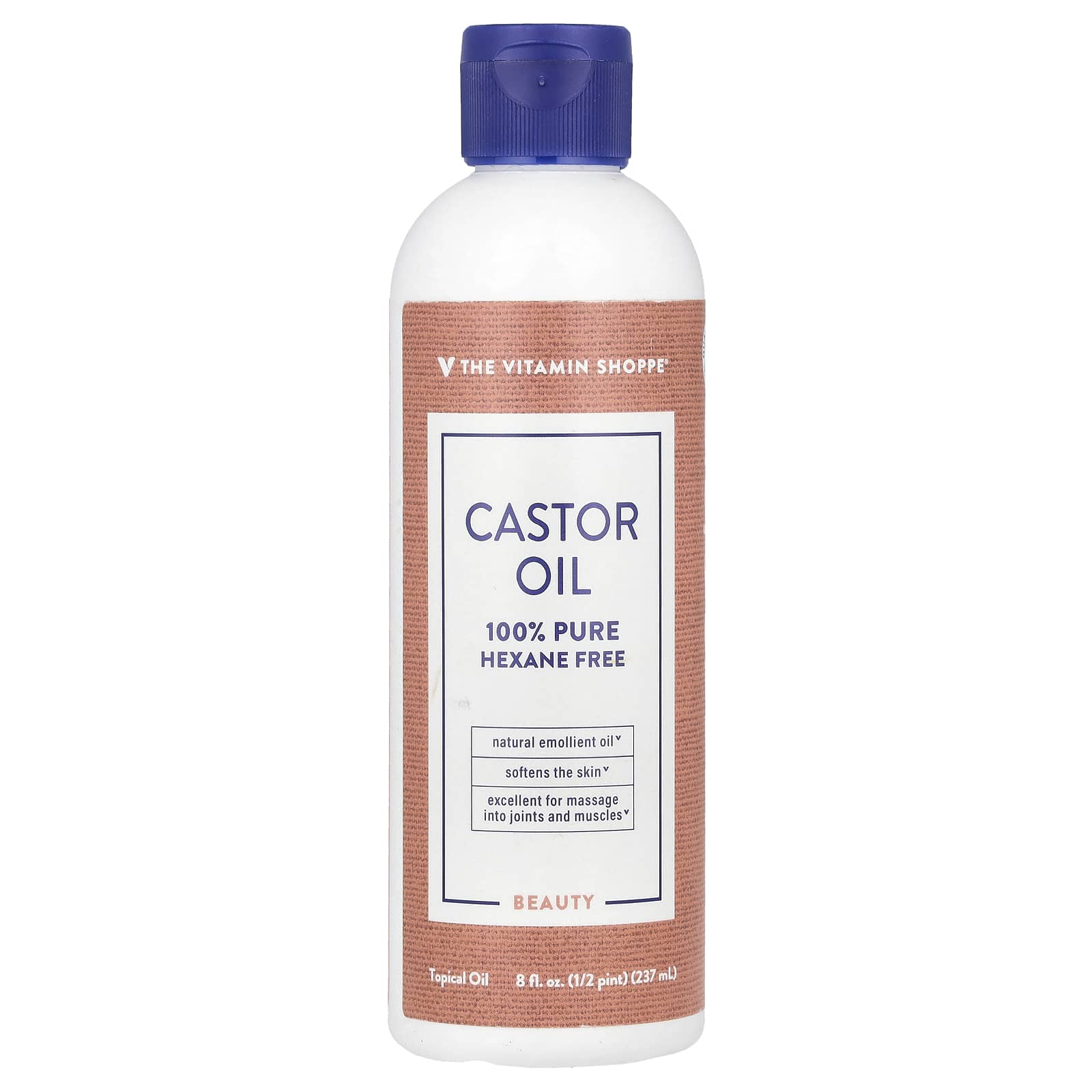 The Vitamin Shoppe, Castor Oil, 8 fl oz (237 ml) - Image 1