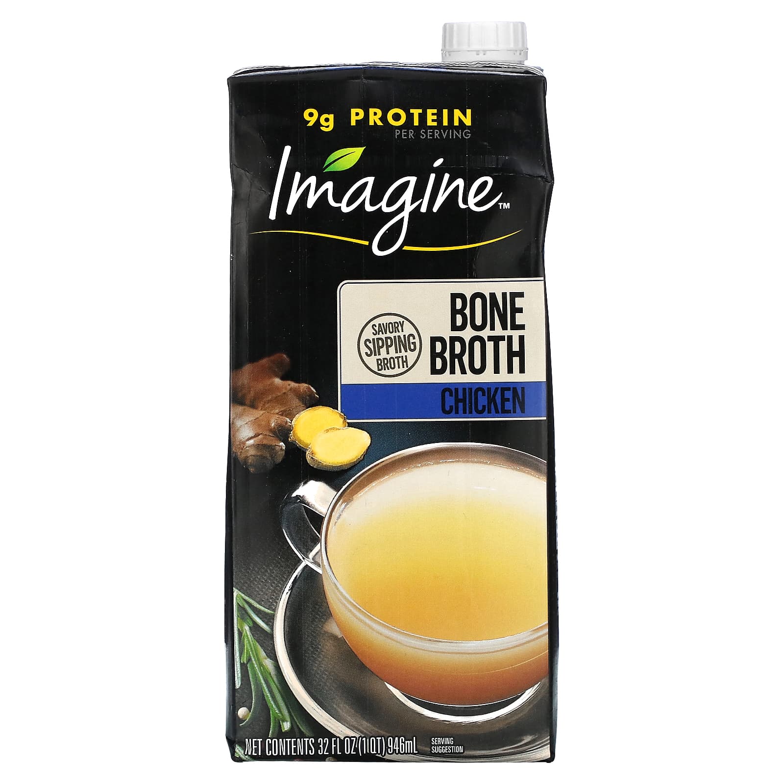 Rich, Savory Bone Broth for Healthy Sipping - 32 fl oz - Image 1