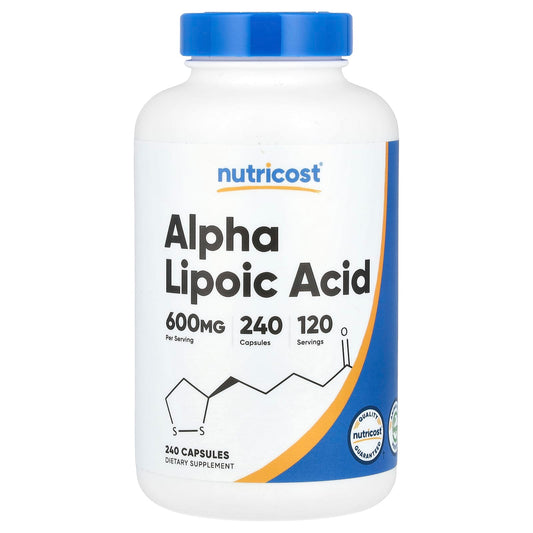 Nutricost, Alpha Lipoic Acid, 240 Capsules, (300 mg per Capsule) - Image 1