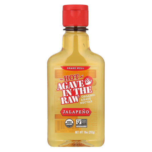 Raw Organic Jalapeno Agave Nectar by In the Raw, 100% Natural Sweetener - Image 1