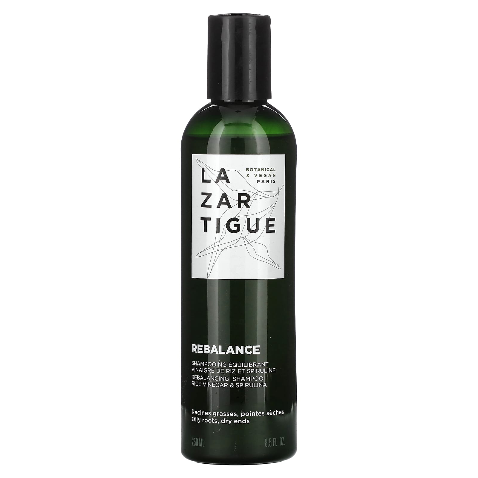 Lazartigue, Rebalancing Shampoo, Rice Vinegar & Spirulina , 8.5 fl oz (250 ml) - Image 1