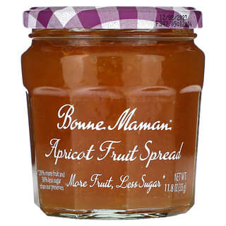 Delicious Bonne Maman Apricot Fruit Spread, 11.8 oz, Non-GMO