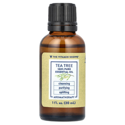 The Vitamin Shoppe, 100% Pure Essential Oil, Tea Tree, 1 fl oz (30 ml) - Image 1