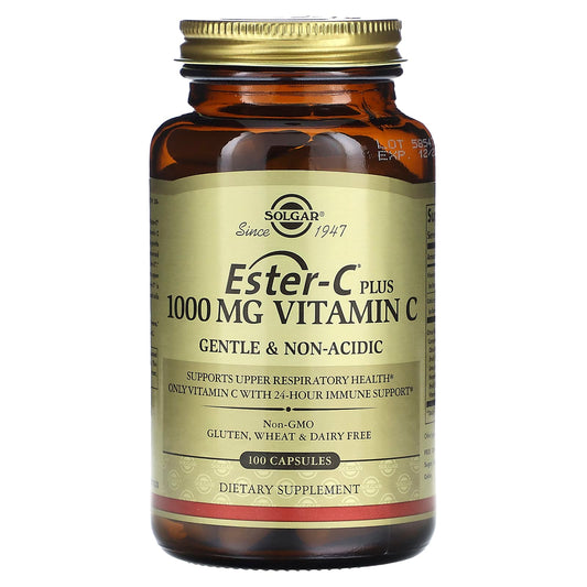 Solgar, Ester-C Plus, Vitamin C, 1,000 mg, 100 Capsules - Image 1