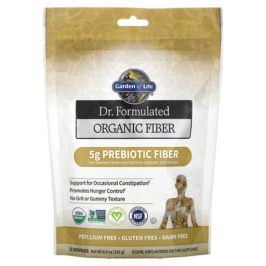 Organic Fiber by Garden of Life - Dr. Formulated, USDA Organic, Vegan - Image 1