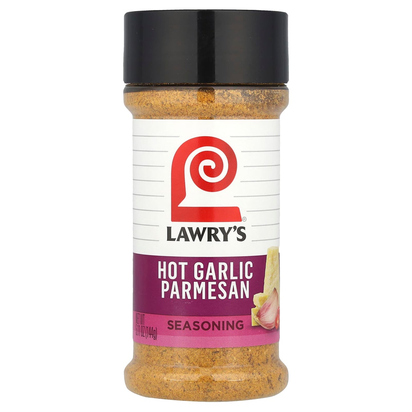 Lawry's, Hot Garlic Parmesan Seasoning, 5.11 oz (144 g) - Image 1