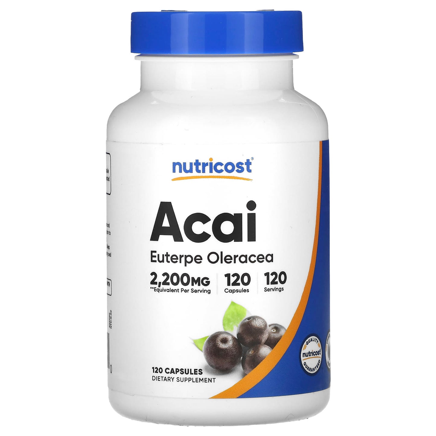 Nutricost, Acai, 2,200 mg, 120 Capsules - Image 1