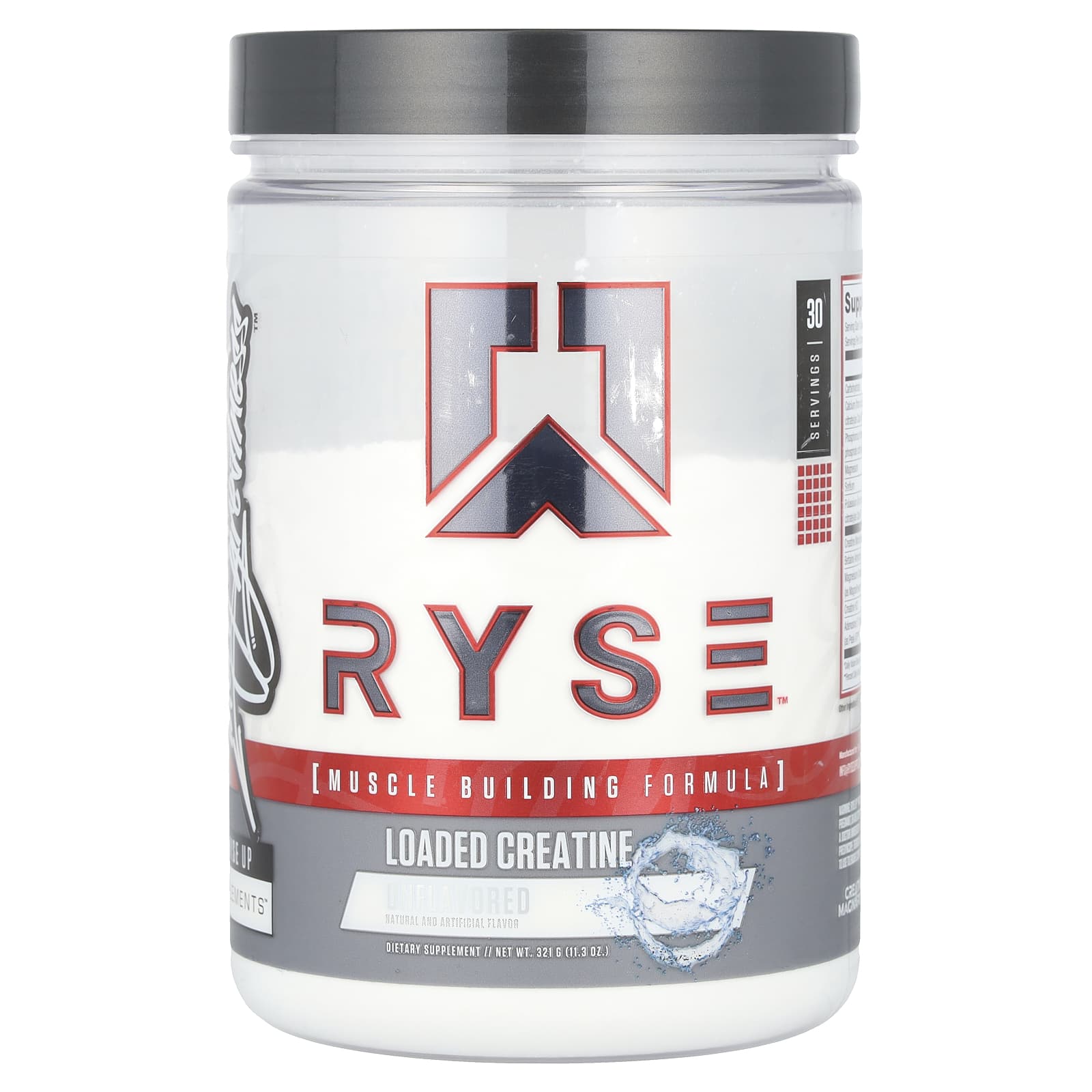 RYSE, Loaded Creatine, Unflavored, 11.3 oz (321 g) - Image 1