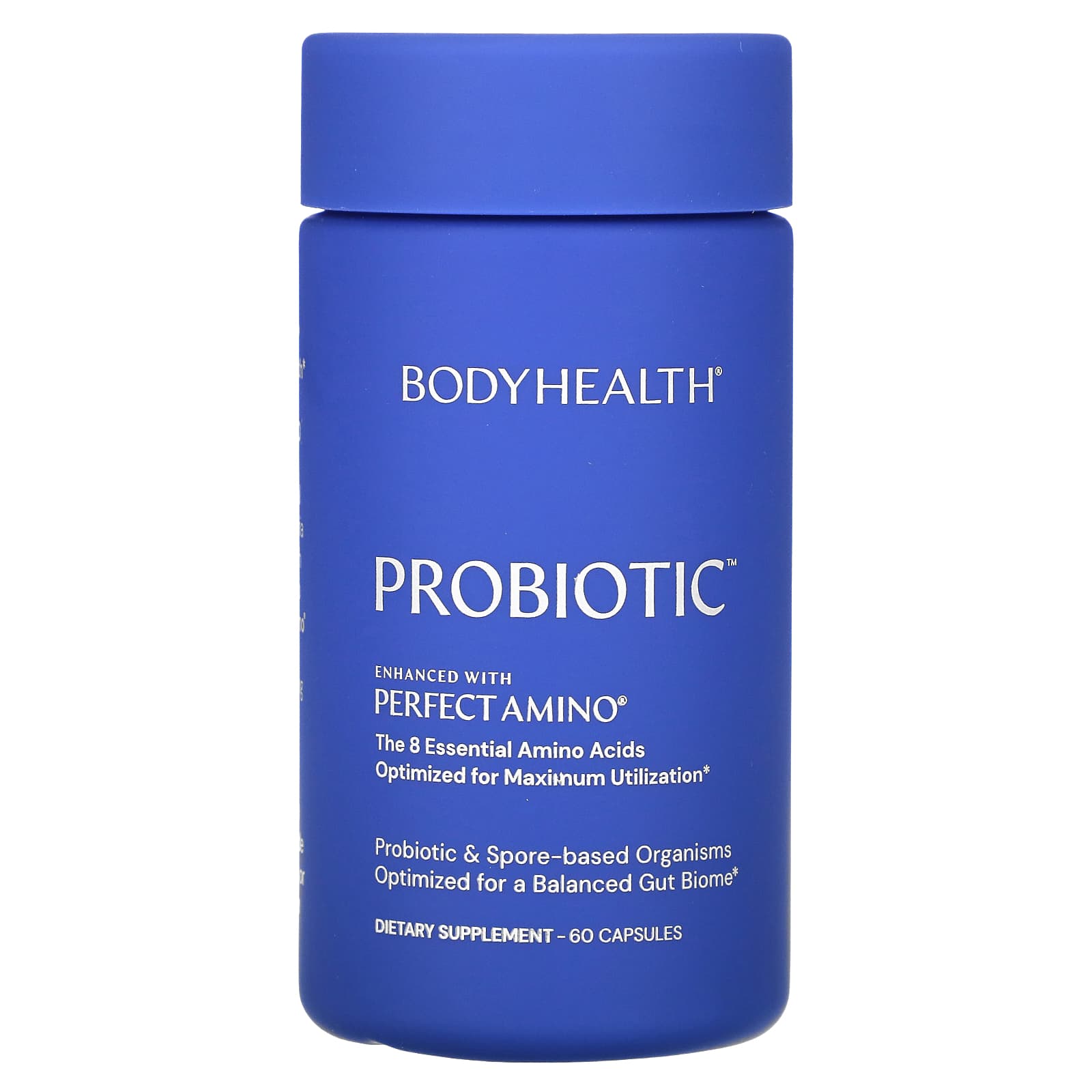 BodyHealth Probiotic Supplement with Perfect Amino - 60 Capsules - Image 1