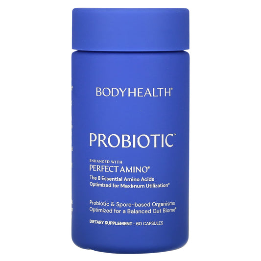 BodyHealth Probiotic Supplement with Perfect Amino - 60 Capsules - Image 1