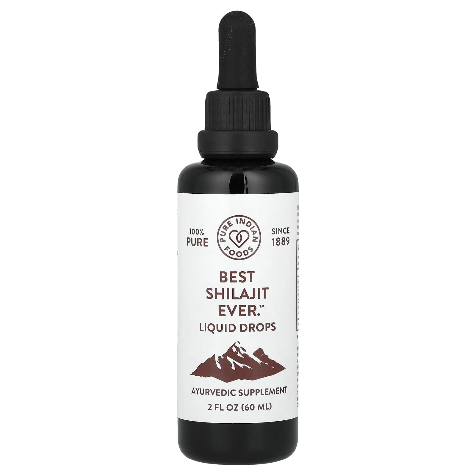 Pure Indian Foods, Best Shilajit Ever™, Liquid Drops, 2 fl oz (60 ml) - Image 1