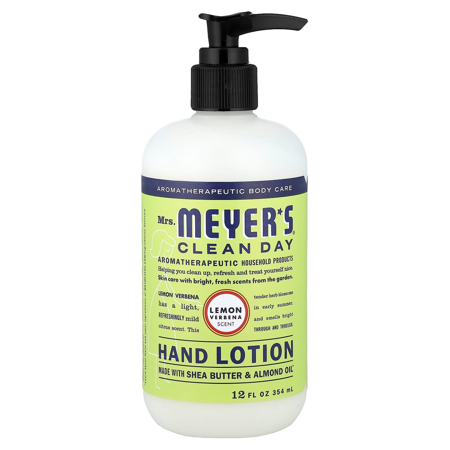 Mrs. Meyers Clean Day, Hand Lotion, Lemon Verbena, 12 fl oz (354 ml) - Image 1