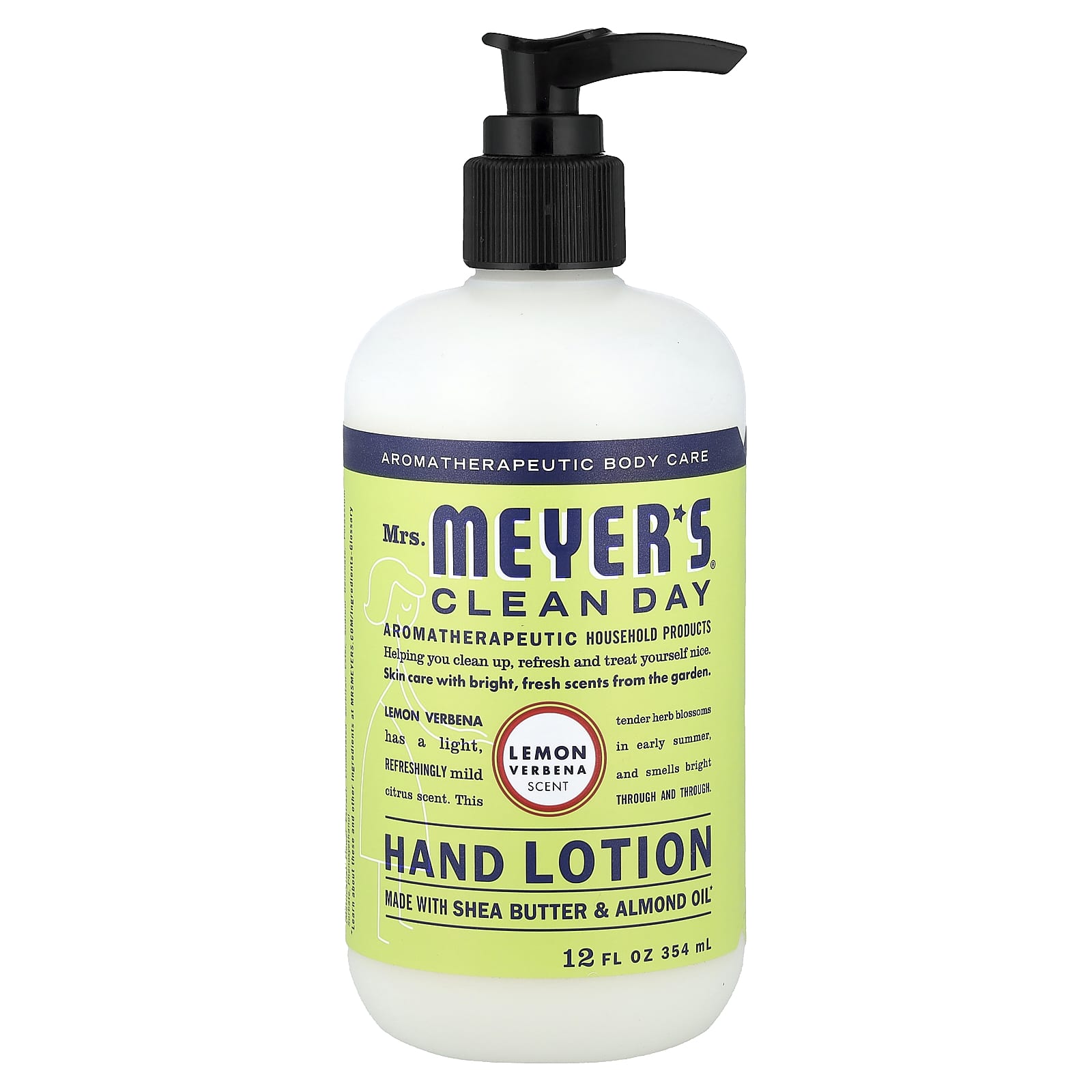 Mrs. Meyers Clean Day, Hand Lotion, Lemon Verbena, 12 fl oz (354 ml) - Image 1
