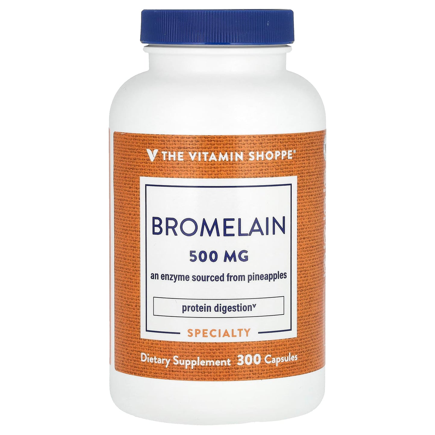 The Vitamin Shoppe, Bromelain, 500 mg, 300 Capsules - Image 1