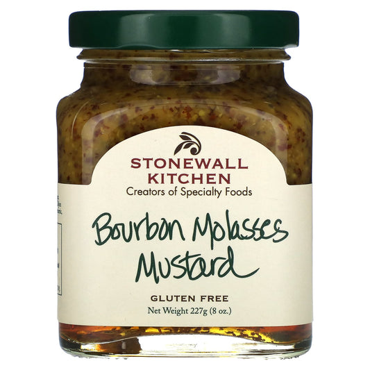 Stonewall Kitchen, Bourbon Molasses Mustard, 8 oz (227 g) - Image 1
