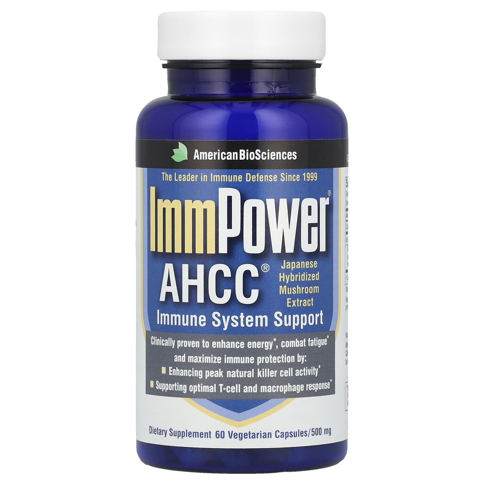 <span>Enhance Immune Defense with AHCC<sup>&reg;</sup> by American Biosciences - 60 Capsules</span> - Image 1
