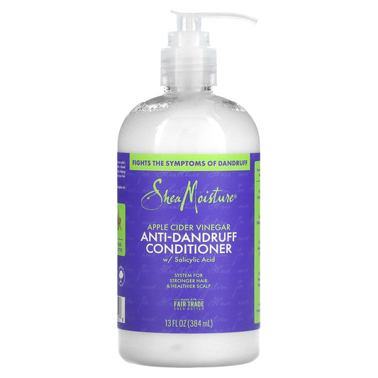 SheaMoisture, Anti-Dandruff Conditioner, Apple Cider Vinegar, 13 fl oz (384 ml) - Image 1