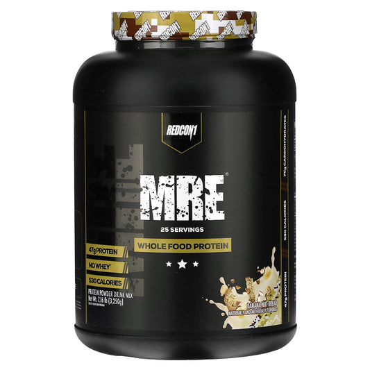 Redcon1, MRE, Whole Food Protein, Banana Nut Bread, 7.16 lb (3,250 g) - Image 1