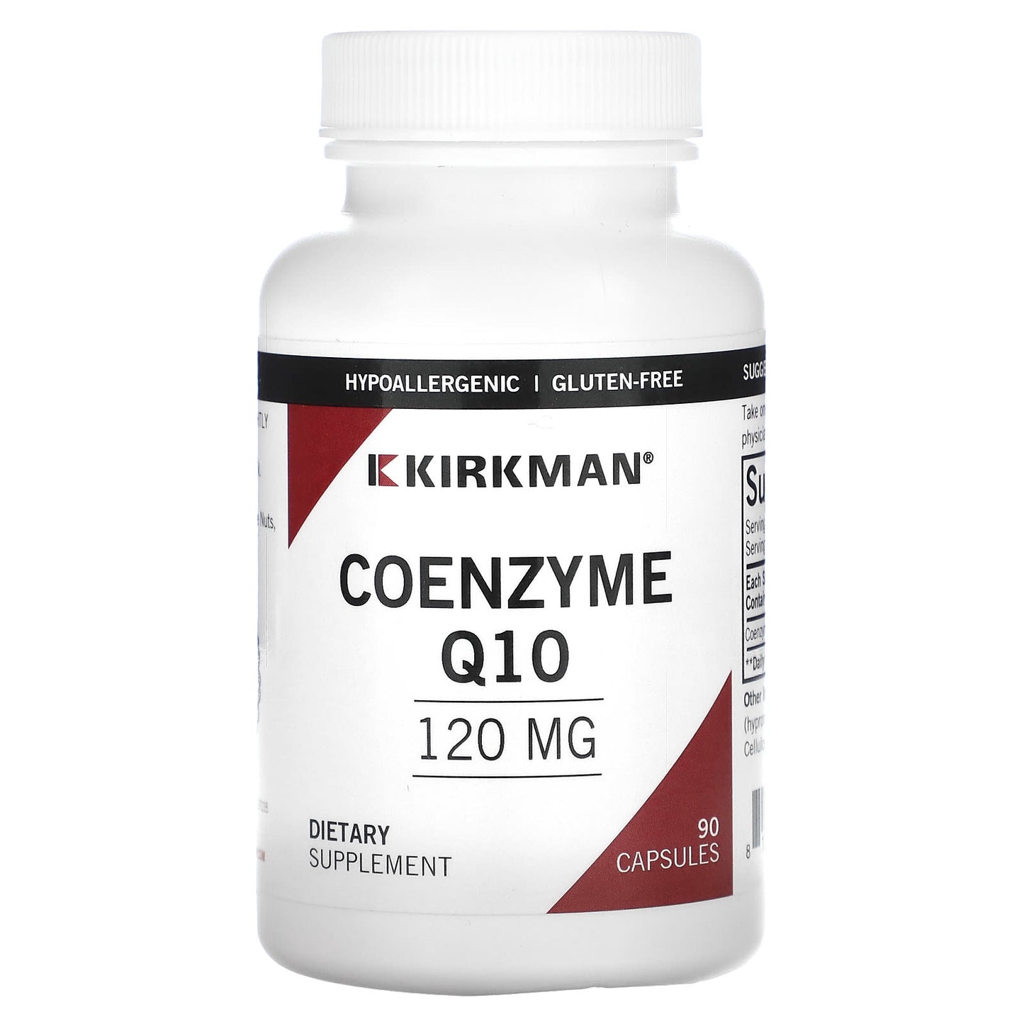 Kirkman Labs, Coenzyme Q10 , 120 mg , 90 Capsules - Image 1