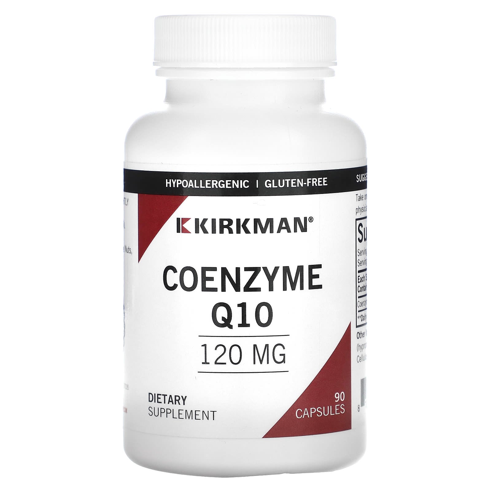 Kirkman Labs, Coenzyme Q10 , 120 mg , 90 Capsules - Image 1