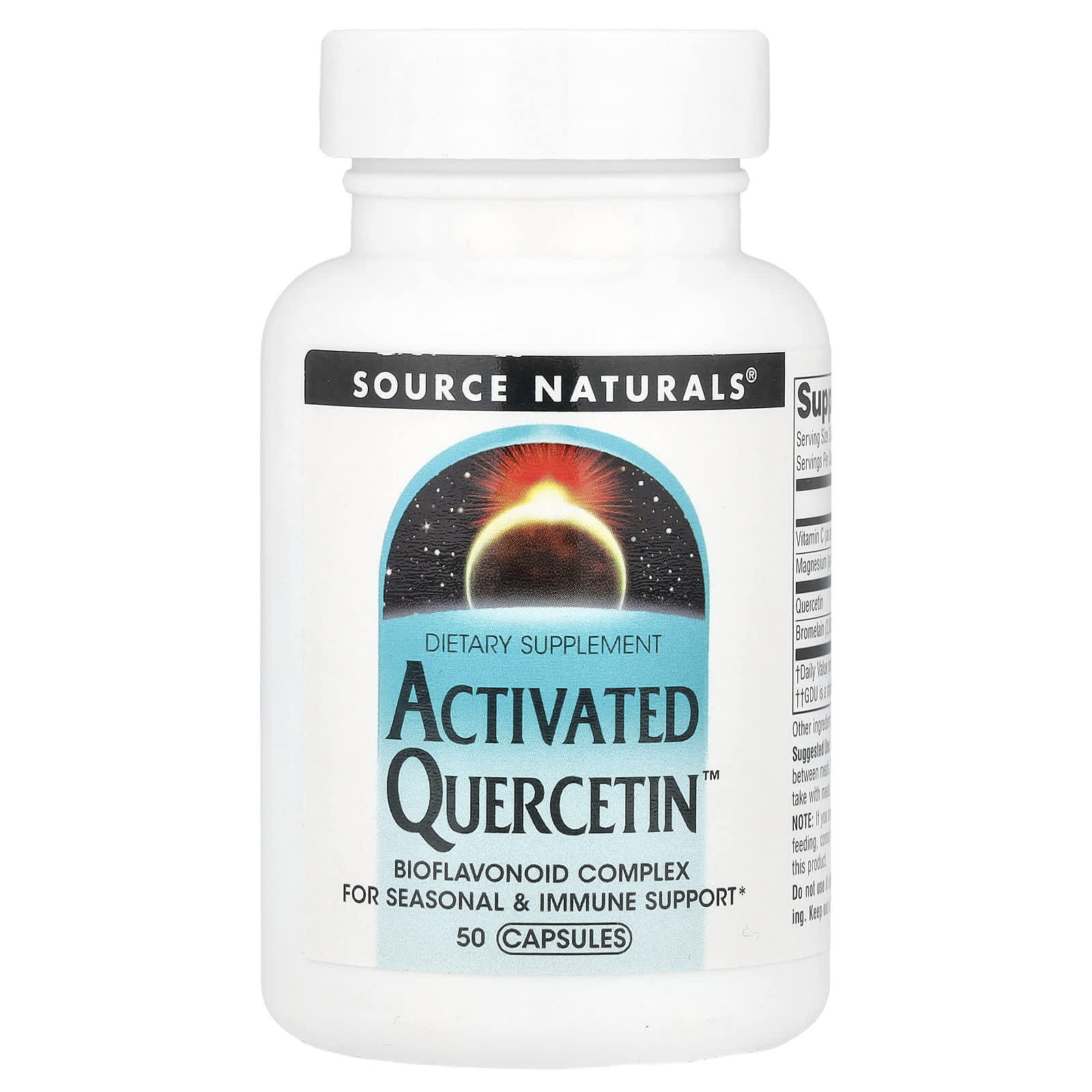 Source Naturals, Activated Quercetin™, 50 Capsules - Image 1