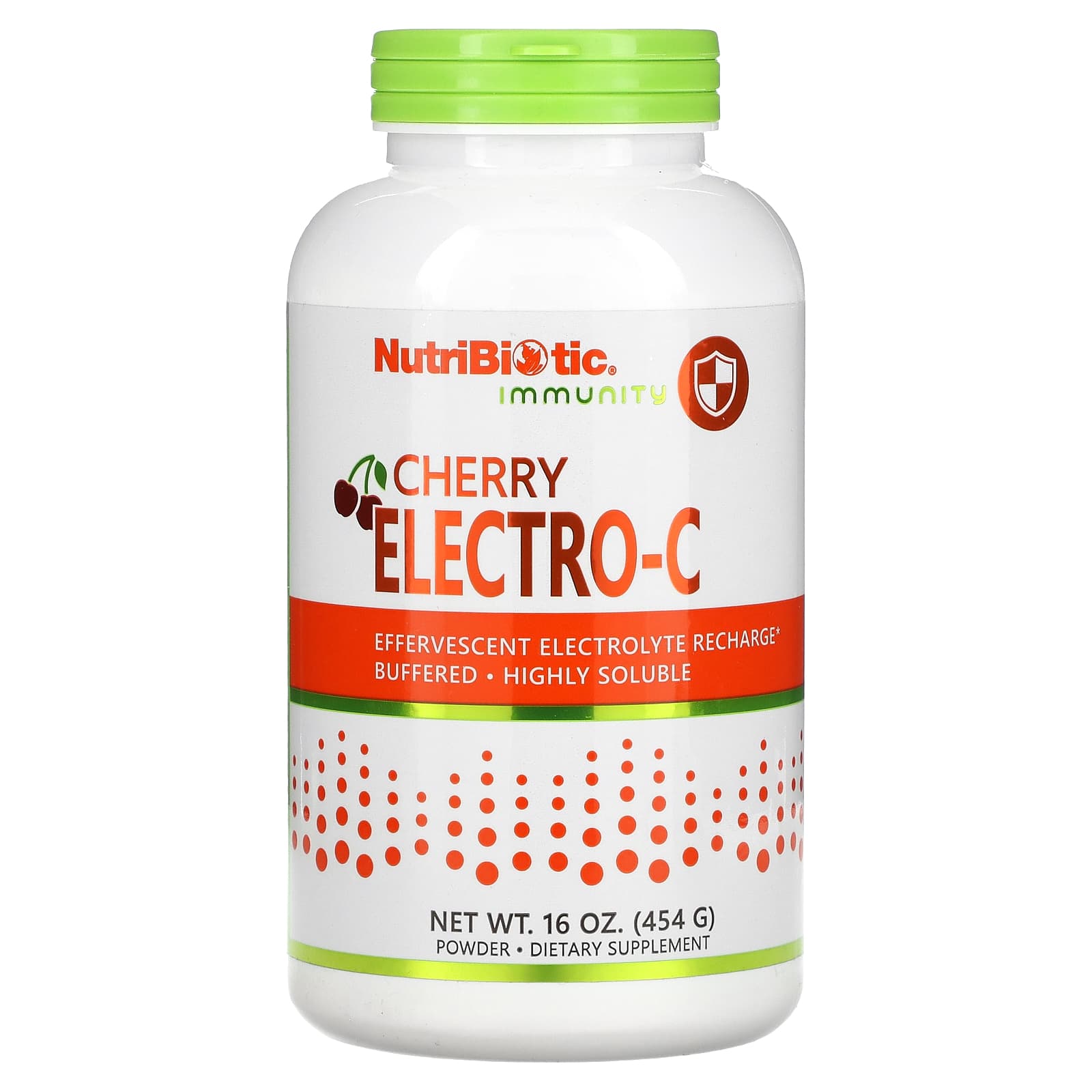 NutriBiotic, Immunity, Cherry Electro-C, 16 oz (454 g) - Image 1